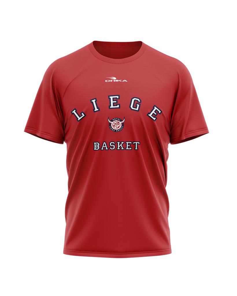 T-shirt Liège Rouge