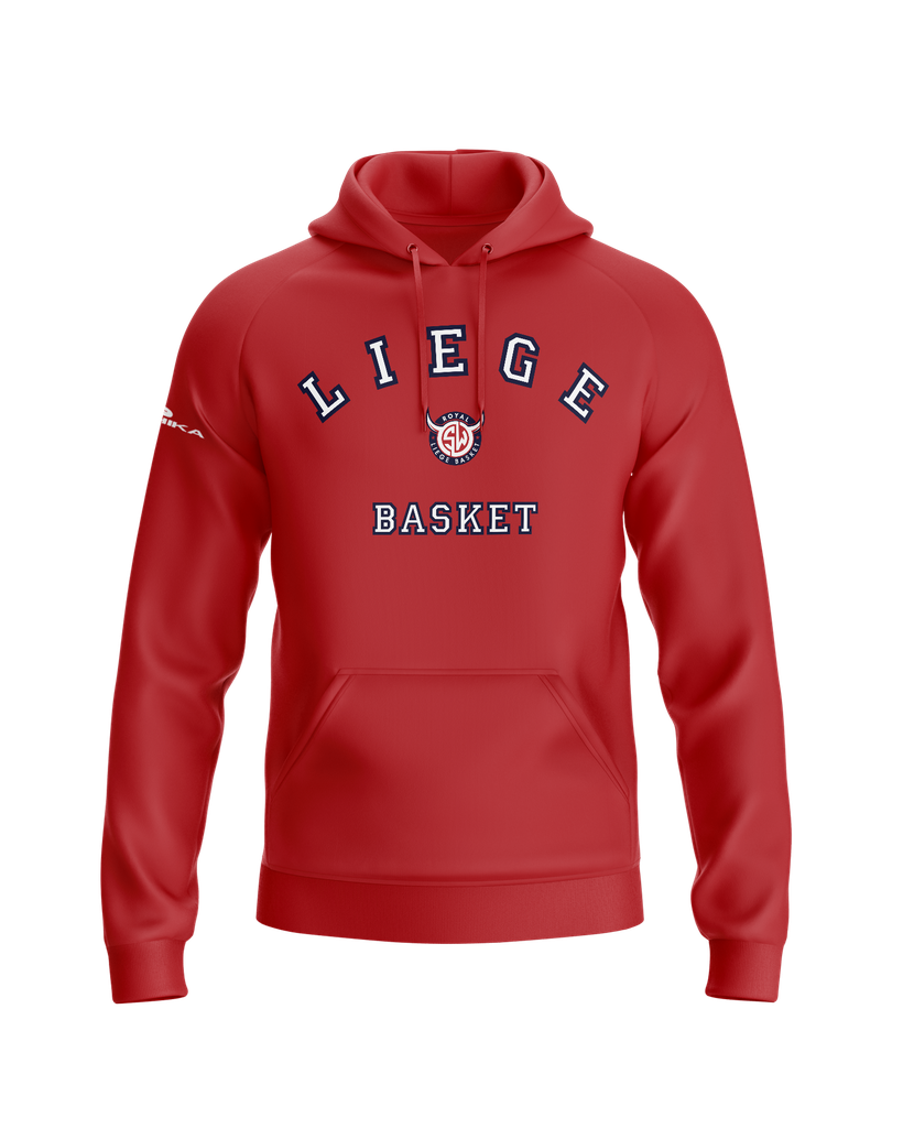 Hoodie Liège Rouge